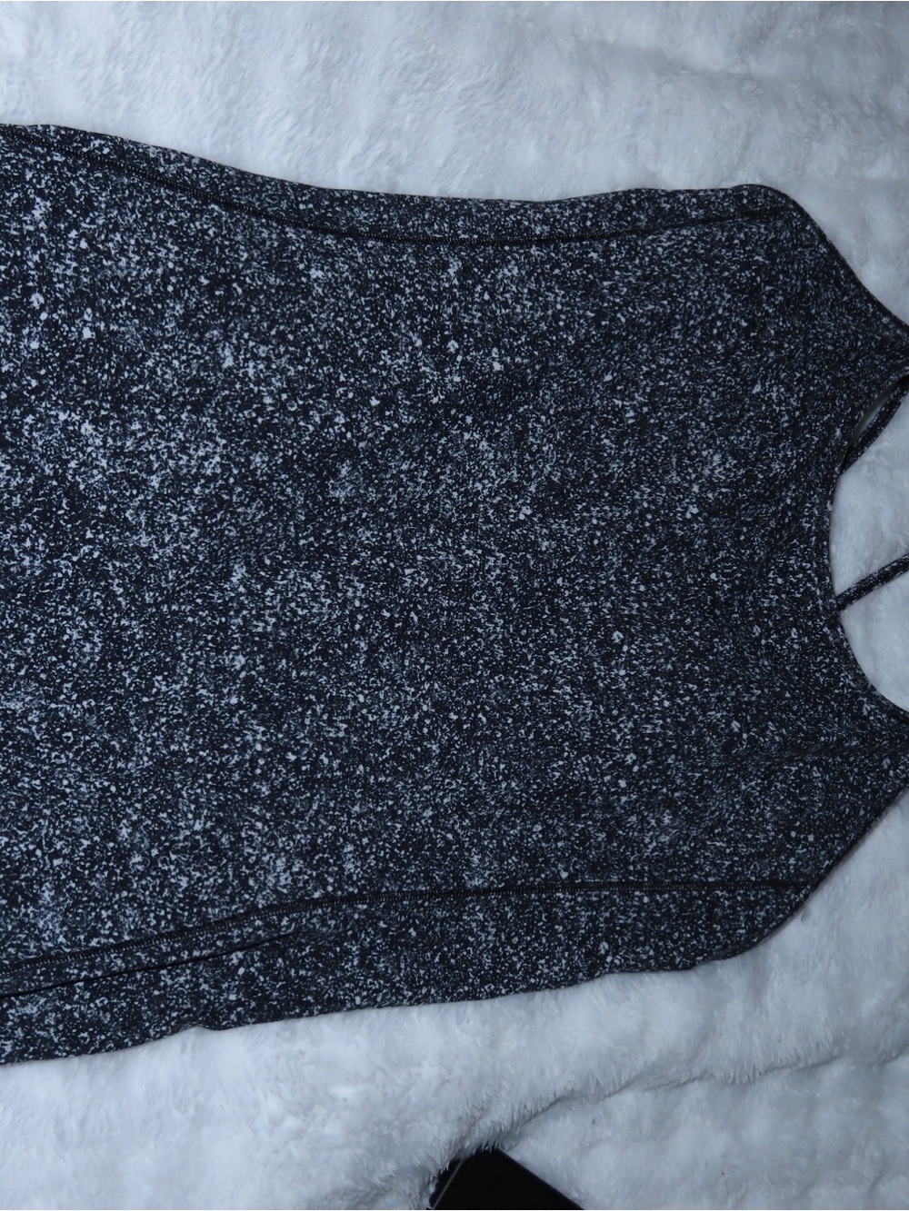 lululemon athletica Black & White Speckled Tank